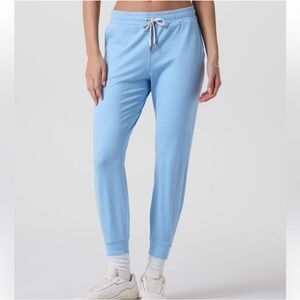 Vuori performance Light Blue Jogger Pants spring Heather XS EUC!